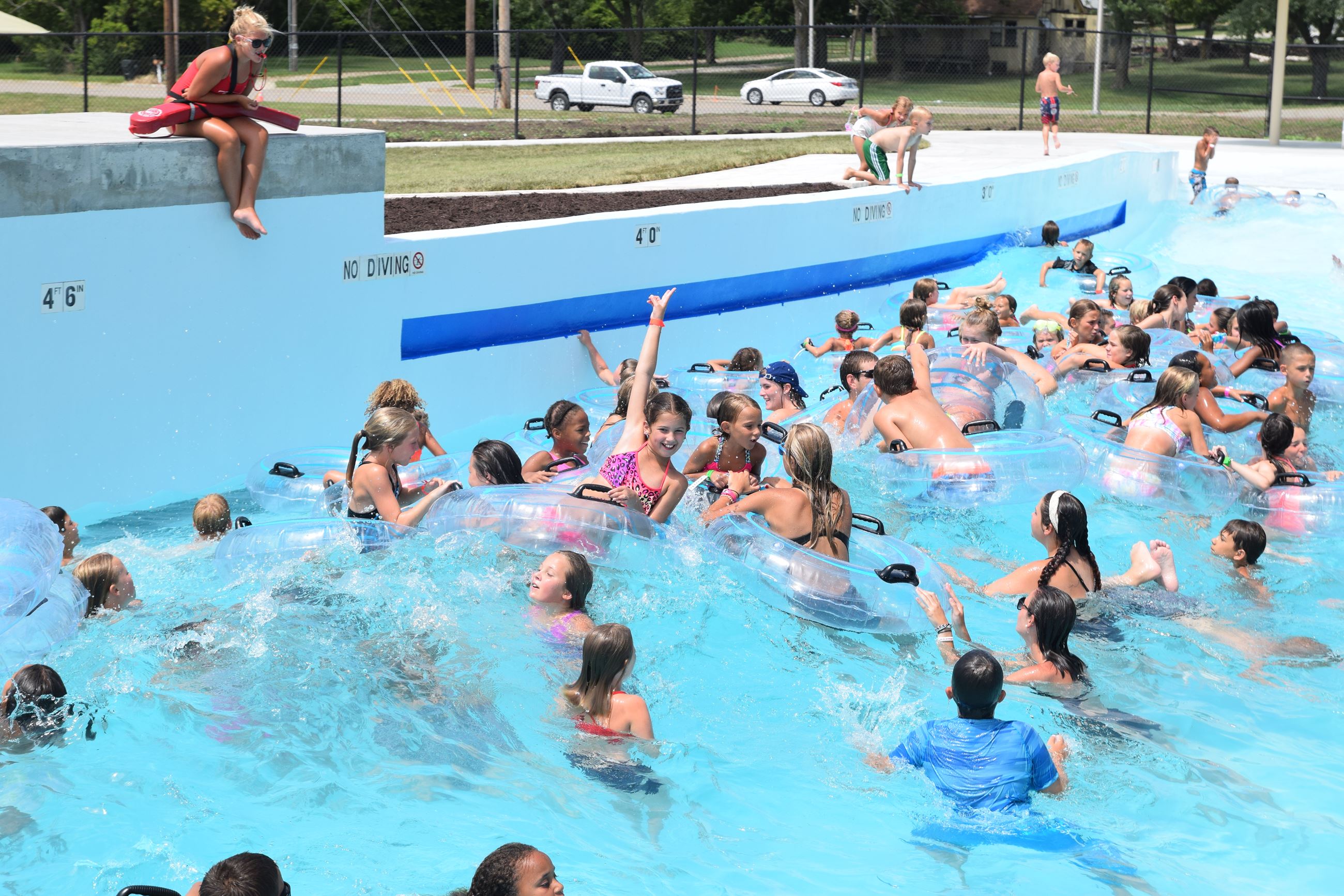 Bow tie wave pool fun 1