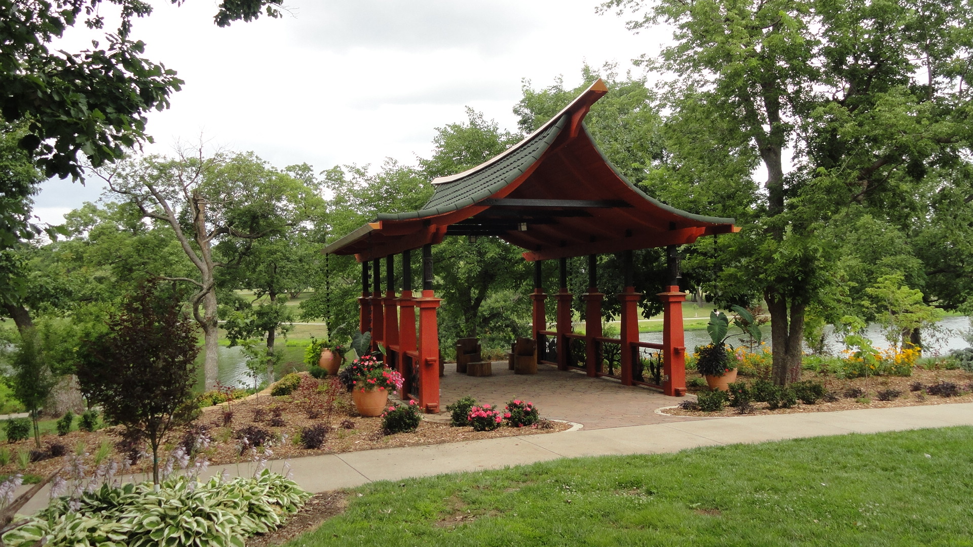 Angled view of Pagoda